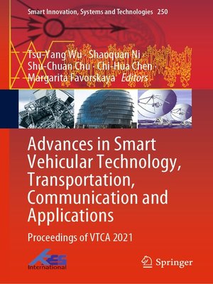cover image of Advances in Smart Vehicular Technology, Transportation, Communication and Applications